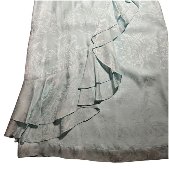 NWT Ali Ro sky blue ruffle dress - Picture 12 of 13